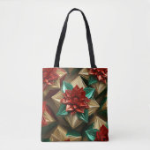 Yuletide Opulence: Goldene Weihnachtsdinge Tasche (Vorderseite)
