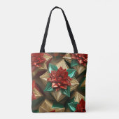 Yuletide Opulence: Goldene Weihnachtsdinge Tasche (Rückseite)