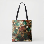 Yuletide Opulence: Goldene Weihnachtsdinge Tasche (Vorderseite)