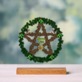 Yuletide Pentagramm Acrylschild (Neutral)