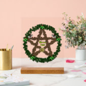 Yuletide Pentagramm Acrylschild (Hochzeit)