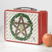 Yuletide Pentagramm Metall Brotdose (Beispiel)