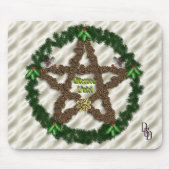Yuletide Pentagramm Mousepad (Vorne)