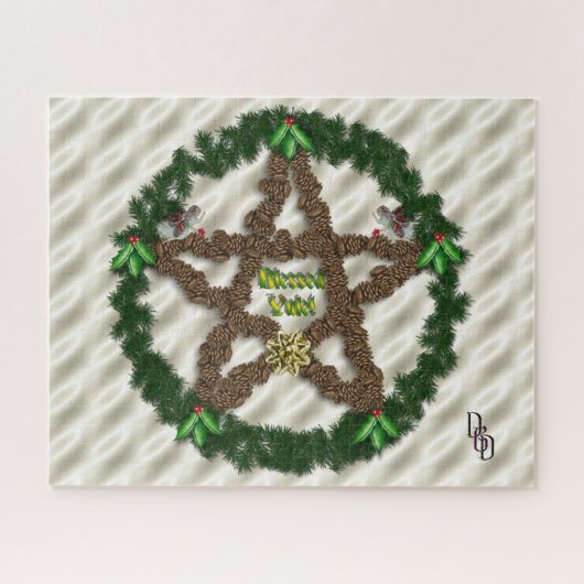 Yuletide Pentagramm Puzzle (Horizontal)