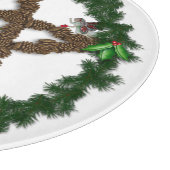 Yuletide Pentagramm Schneidebrett (Ecke)