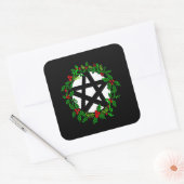 Yuletide Pentagramm Sticker (Umschlag)