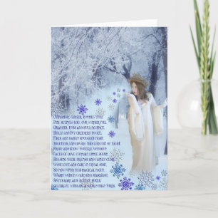 Yuletide Poem Feiertagskarte