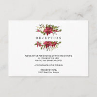 Yuletide | Poinsettia WEDD Empfang