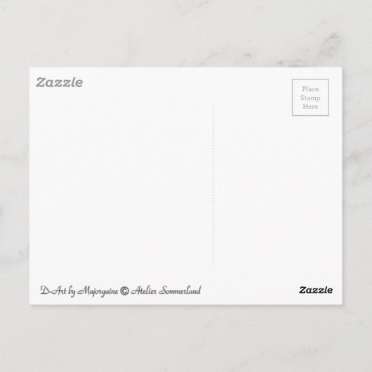 Yuletide Postkarte (Rückseite)