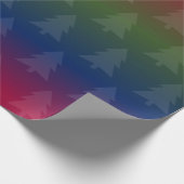 Yuletide Pride Dark Rainbow Holiday Tree Geschenkpapier (Ecke)