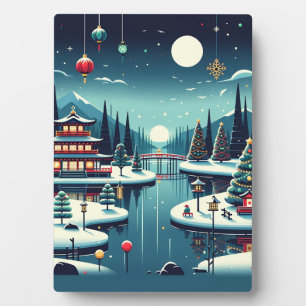 Yuletide Reflections in East Tote Bag Fotoplatte