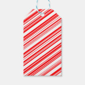 Yuletide Reversible Candy Cane & Blank Geschenkanhänger (Vorderseite)