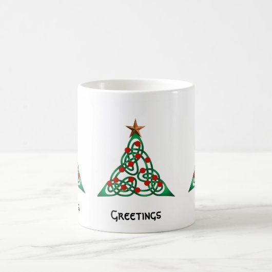 Yuletide Segen, Grüße, Hoffnung Kaffeetasse (Mittel)