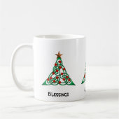 Yuletide Segen, Grüße, Hoffnung Kaffeetasse (Links)