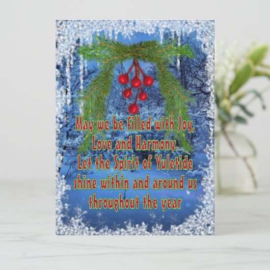 YULETIDE SESSING (Stehend Vorderseite)