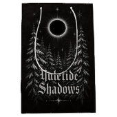 Yuletide Shadows Gothic Celestial Weihnachten Mittlere Geschenktüte (Vorderseite)