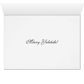 Yuletide Steampunk Motor Grußkarte (Innenansicht Horizontal (Unten))