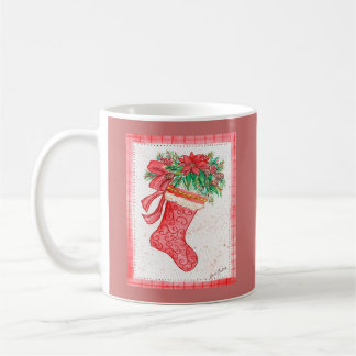 Yuletide Strumpf Kaffeetasse