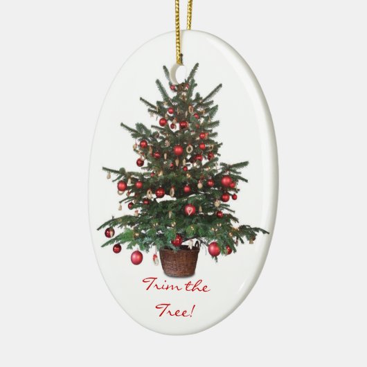 Yuletide Tree Weihnachtsfeiertag Keramik Ornament (Links)