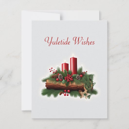 Yuletide Wish Feiertagskarte (Vorderseite)