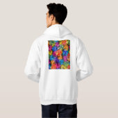 Yulin China Stadtplan Hoodie (Schwarz voll)