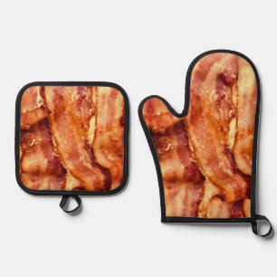 Yum, Bacon Breakfast 4Pete Ofenhandschuh & Topflappen-Set