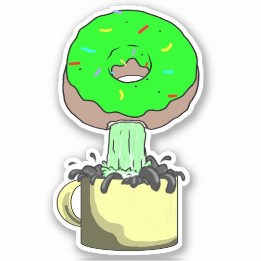 Yum-Cup Aufkleber (Vorderseite)