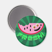 Yum Fresh Melon Magnet (Vorderseite/Rückseite)