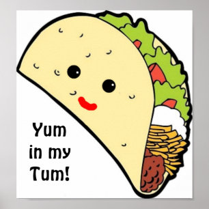 Yum in meinem Tum! Poster