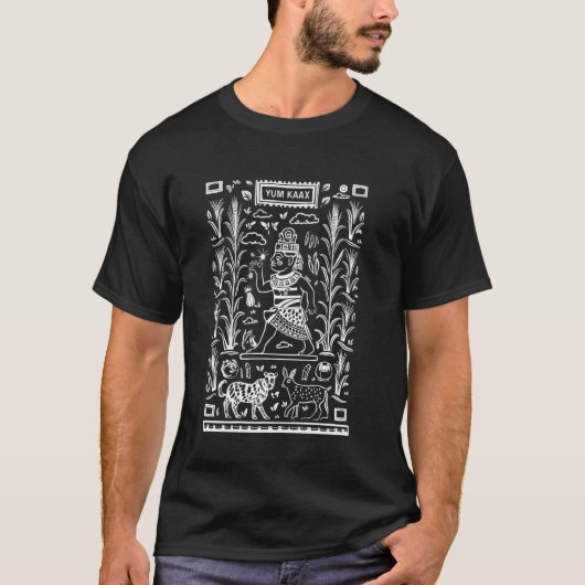 Yum Kaax Maya God Mayan Mythology Ancient God T-Shirt (Vorderseite)