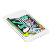 Yum kitty cat magnet (Rechte Seite)