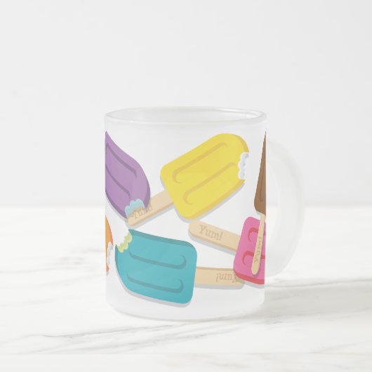 Yum! Mattierte Tasse (VorderseiteRechts)