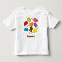 Yum! Popsicle-Kleinkind-T-Shirt (KUNDENGERECHT!)