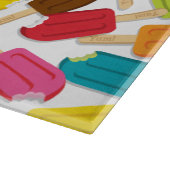 Yum! Popsicle-Schneidebrett - Weiß Schneidebrett (Ecke)