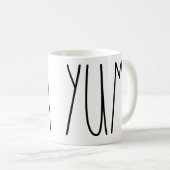 Yum Rae Dunn inspirierte Kaffee-Tasse Kaffeetasse (VorderseiteRechts)