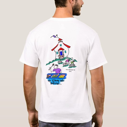 Yum-Yum eats-3 T-Shirt (Rückseite)