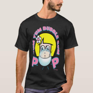 YUM YUM KAUGUMMIMÄDCHEN BLASST LUFTBLASE RETRO 90e T-Shirt