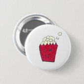 Yum yum popcorn button (Vorne & Hinten)