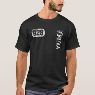 Yuma Arizona 928 Area Code Vintage Retro T-Shirt