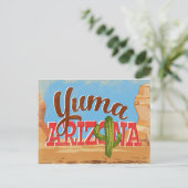 Yuma Arizona Postkarte (Stehend Vorderseite)