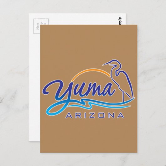 Yuma, Arizona Postkarte (Vorne/Hinten)