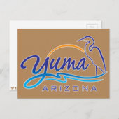 Yuma, Arizona Postkarte (Vorne/Hinten)