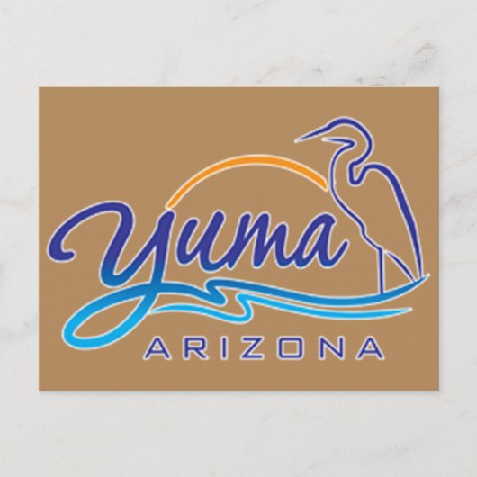 Yuma, Arizona Postkarte (Vorderseite)