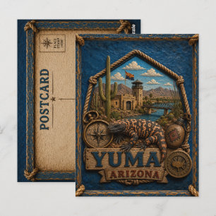 Yuma Arizona Postkarte Vintage Reise