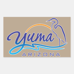 Yuma, Arizona Rechteckiger Aufkleber