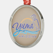 Yuma, Arizona Silbernes Ornament (Links)