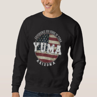 Yuma Arizona Vintage-Amerikanische Flagge Sweatshirt