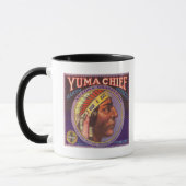 Yuma Chief Orange LabelRedlands, CA Tasse (Links)