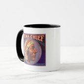 Yuma Chief Orange LabelRedlands, CA Tasse (Vorderseite Links)