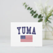 Yuma US-Flagge Postkarte (Stehend Vorderseite)